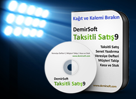 Taksitli Sat�� M��teri Takip Kasa Stok ve Veresiye Defteri 9